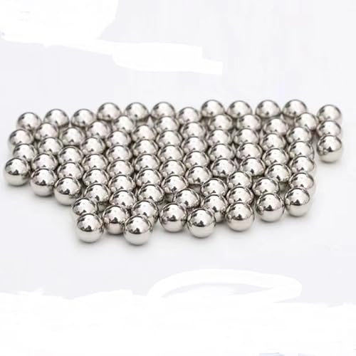 100 Stück (8mm) Edelstahlperlen, Edelstahl-Reinigungsperlen, geeignet für Weinbrunnen, Vasen, Weinflaschen und auch als Farbmischperlen einsetzbar.