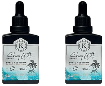 Karmaceuticals Sharp Wits | Tonic Hedonism | 2 x 30ml Dropper Bottle | Award-Winning Alcohol-Free Elixir | Korean Ginseng, Ginkgo, Rosemary | Focus & Cognitive Sharpness