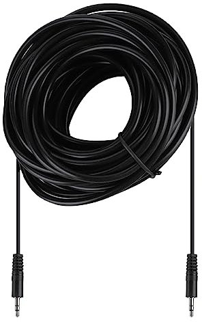 Cavo audio da 3,5 mm, cavo audio schermato da maschio a rame a maschio per altoparlanti a cuffia 15m da 20 m da 30 m per altoparlanti ai computer (10m/32,8 piedi)