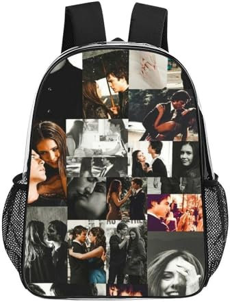ILWVWVHK The Vampire diaries Backpack Well Made Clear Swim Bag Transparent PVC Waterproof Rucksack for Boys Girls Kids