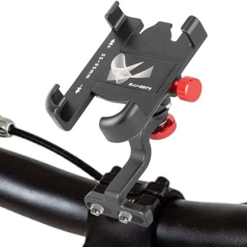 Zestivra Smartphone-Halterung für Fahrräder – Smartphone-Halterung für E-Bike – Navigationshalterung mit Schnellverschluss für Motorradzubehör, für urbanes Radfahren und