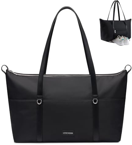 LOVEVOOK Sporttasche Damen 25L Klein Gym Bag Women Sporttaschen Reisetasche mit Schuhfach & Nassfach, Schwimmtasche Handgepäck Tasche für Sport Reisen Weekender, Wasserdicht Travel Duffle Bags