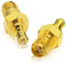 BINGFU DAB Antennenadapter MCX Stecker auf SMA Buchse Antennenstecker 2 Stück kompatibel mit DAB + Radio Alpenpionier Clarion Pure Revo MEHRWEG