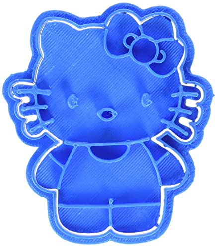 Cuticuter Hello Kitty Entera Ausstechform, Kunststoff, blau, 8x7x1.5 cm