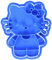 Cuticuter Hello Kitty Entera Cortador de Galletas, azul