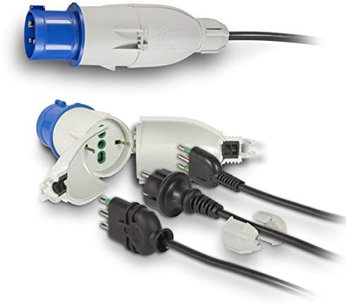 FANTON 73020 Adattatore industriale OPTIMUS da spina 2P+T a 1 presa CEE 2P+T 16A 220V