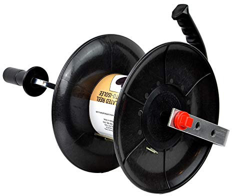 Zareba 145 Self-Insulated Wire Reel, Black
