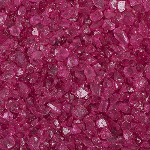 Fuchs seit 1895 Glasgranulat Glassteine 4-10mm 1000g in versch. Farben, Farbe:Fuchsia