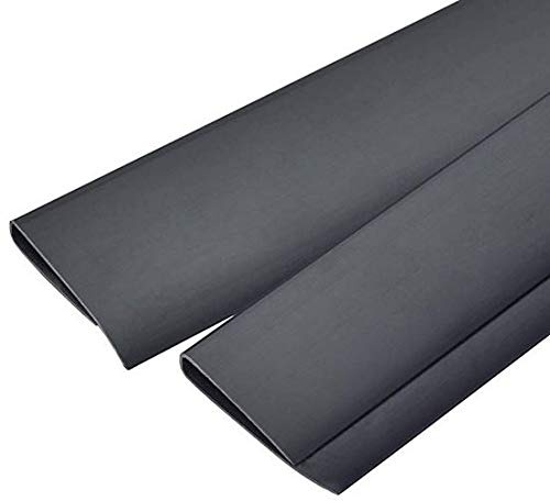 Ribelli PVC Abschlussleiste, 100 cm, anthrazit-4 Stück