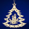 SIKORA BS-LS Traditionelle Filigrane Christbaumschmuck Holzanhänger aus nachhaltiger Herstellung - 28 Modelle wählbar, Modell:B3 Baum Kerzen H 8.8cm