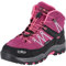 CMP Kids Rigel Mid Trekking Shoes Wp, Zapatos de trekking Unisex niños, Mora Rosa flúor, 35 EU