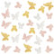 OLYCRAFT 120 Pièces de Remplissage de Résine de Papillon - 2-Style Alliage Époxy Fournitures Accessoires Breloques - Or, Or Rose et Argent