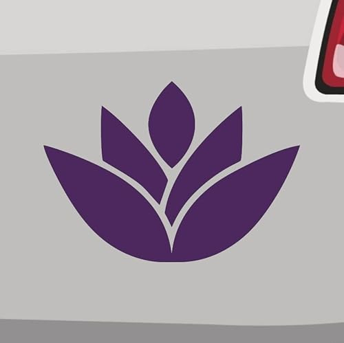 Yoga Lotus Aufkleber -6 Größen 21 Farben- Mantra Asana Baum Ruhe Frieden Balance