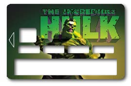 Stickersnews - Adesivo per carte di Bancaire, Hulk, coppia - Differenziati personalizzando la tua carta di credito a basso prezzo