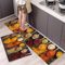 Hoimlm Lot de 2 Tapis de Cuisine antidérapants, Absorbe l'eau et l'huile, Résistant à la poussière Tapis de Cuisine,Tapis de Sol pour l'intérieur (Assaisonnement, 40 x 60 + 40 x 120 cm)