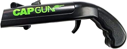 Capgun Apribottiglie Pistola – Apribottiglie birra apribottiglie | Divertente tappo di bottiglia | Apribottiglie creativo per casa, bar, feste, bere e giocare – Spara (nero)