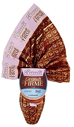 Bauli Grandi Firme Lui Uovo di Cioccolato al Latte Ostereier aus Milchschokolade Geschenk für Ihn mit Überraschung Große Marken 365g
