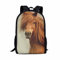 xixirimido Kinder-Schulrucksack für Jungen und Mädchen, Schulterrucksack, Tagesrucksack, Tierpferd, Einheitsgröße, Lässiger Tagesrucksack