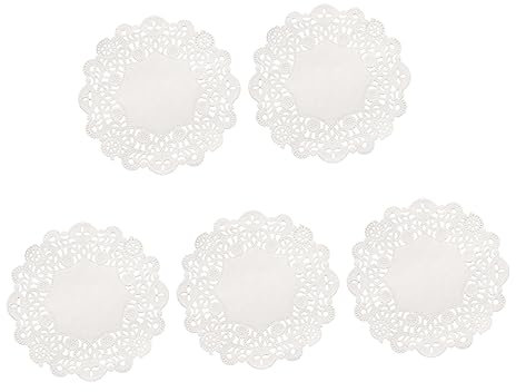 HEMOTON 200 Pezzi Mollettone Tavolo Tovaglie Rotonde Tovaglia Usa e Getta Bistecchiera Antiaderente Teglie Usa e Getta Tovaglie Usa e Getta Bianca Pizza Pasticcio Di Carne