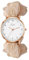 JewelryWe Uhren Damen Elastisch Haarband - Einzigartige Einfache Analog Quarz Armbanduhr Frauen Mädchen Uhr mit Champagner Haargummi Elastisch Armband