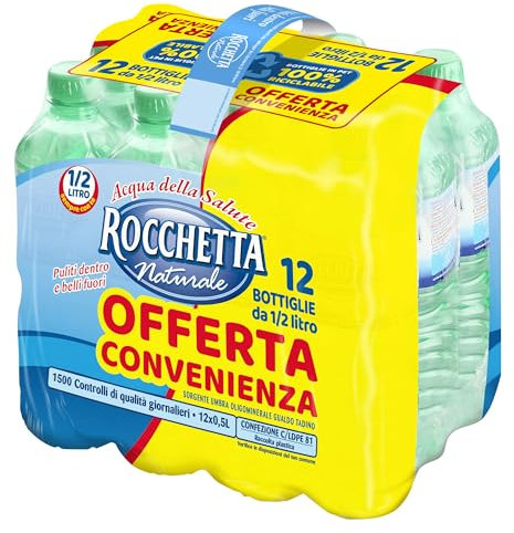 Rocchetta Acqua Naturale - 12 x 0.5 L