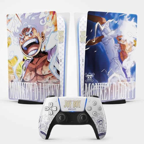PS5 Skin Sticker Gear 5 Sticker, Aufkleber für Playstation 5, Konsole und Controller, Standard Edition Digital, Gear 5 PS5 Skin (1 Controller)
