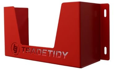Tradetidy Ultragrime Wipes Holder Storage, Van Accessories, Ideal for Workshop, Van, And Garage Storage, Rounded edges for Safety, Made from 1.5mm Super Strong Steel, UK-Made, Colour - Red