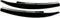 TAKENE Scheinwerfer Augenbraue für VW Scirocco Ⅲ 2008-2017, Augenbrauen-Abdeckungs Scheinwerferblenden Schutz und Dekoration Ersatz,Gloss Black