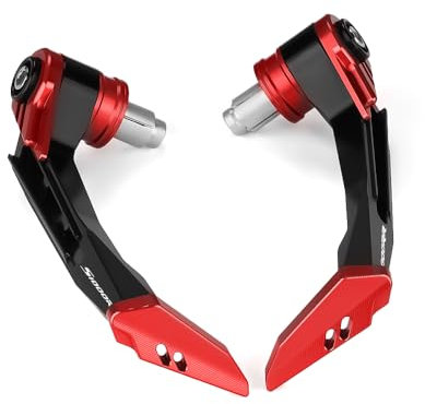Modeer Handschalen Für B.M.W S1000RR S1000 RR Alle Jahre Motorrad Handprotektoren Bremse Kupplungshebel Protektoren s1000rr s 1000 rr zubehör (Rot)