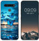 WUACYEAMING für LG K41S/LG K51S Hülle,Mode Schutzhülle Schwarz Handyhülle mit Aesthetic Muster Weich Silikon Dünn TPU Stoßfeste Kratzfest Schutzhülle Cover-Schmetterling