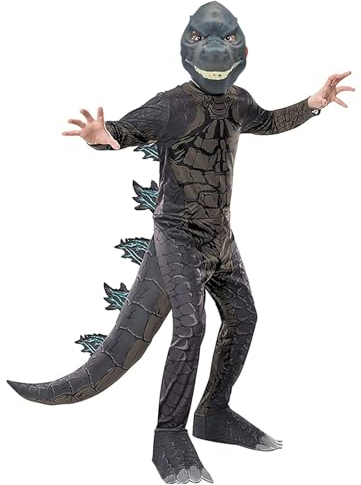 XehCaol Godzilla Kostüm mit Maske,Dino Kostüm Kinder Dinosaurier Kostüm Dinosaurier Kostüm Halloween Karneval Cosplay Costume Props (Kids, XL)