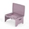 NISMIA Purple,48 * 45 * 30 * 20.5cm, Nightstand tray, foldable laptop bedside table
