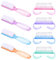 SYEYCW 8 Pcs Nail Brushes, Nail Handle Clean Brush, Plastic Scrubbing Brush, Finger Tip Scrubbing Brushes, Manicure Dust Brush, Fingernail Cleaning Tool, for Hand Toes Nails, Garden, Home, Salon Use