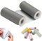 XINZUAN 18 Farben, Selbstklebende Wandaufkleber Grenze, Wallpaper Border, Selbstklebende Pvc Wasserdichte Sockelleiste Tapete Einfarbig Matte Wandbordüre (hellgrau, 5m*10cm)