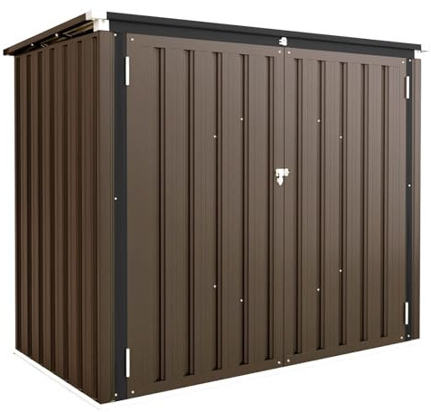 U-MAX 1.5x0.8m Garden Storage Box Brown