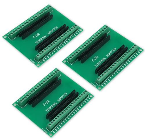 Binghe ESP32 Breakout Board, ESP32 Erweiterungsplatine GPIO 1 in 2 für 38PIN Version ESP32 Mainboards Entwicklungs-Board Pin-Abstand 22.5mm Kompatibel mit Arduino ESP32 CP2102(3 Stück)