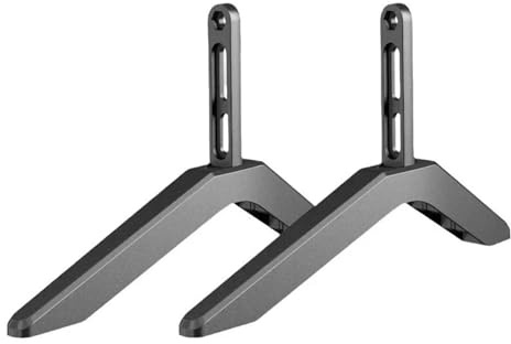 TNFMJSRXE Soporte Universal for TV de sobremesa, Compatible con Sony, LG, TCL, RCA, Vizio, Hisense, LCD, LED, Patas de TV elevadas, Patas estables for TV.