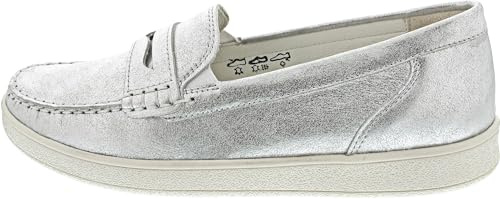 Waldläufer H-Daisy Mokassin Silber