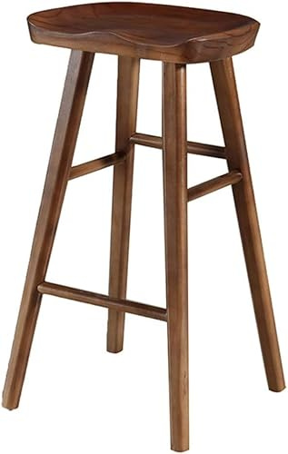 Bar Aus Holz Mit Fußstütze, Moderner, Lässiger Hochstuhl Für Den Haushalt, Für Theke, Café, Küche, Frühstückslokal, 3 Farben