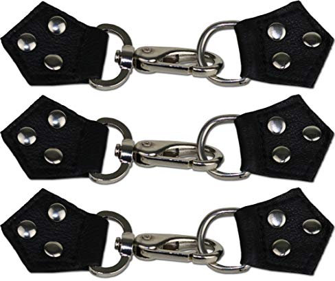 MDM Lederwesten Schnallen Verschluss zum Nachrüsten (3 stk. im Set)