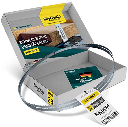 Bayerwald Uddeholm Bandsägeblatt - 1520 x 6 x 0.4 x 4 / für alle gängigen Holzarten/Sägeband passend für Black & Decker. Inka uvm.