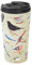 ECO CHIC Reusable Thermal Coffee Cup Stainless Steel Leakproof Insulated 330ml Travel Mug (Wild Birds Green)