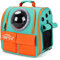 Galatée Sac à Dos pour Chat, Sac à Dos pour Animaux De Compagnie à Capsule Spatiale Ventilée, Transporteur De Sac à Dos De Voyage pour Petits Chiens(Orange)