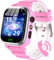 kaacly Smartwatch Kinder - Smartwatch für Kinder Telefon für Mädchen Jungen mit Anruf, SOS, 26 Spiele, SchrittzäHler, Musik, Kamera, Wecker, Schulmodus,Smartwatch Geschenke für Kinder Rose