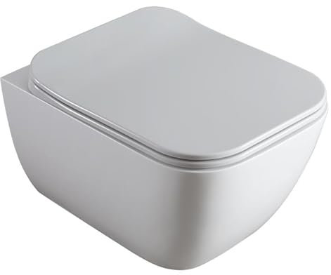 STONEART WC Hänge-WC TMS-510P weiß/52x37cm/glänzend