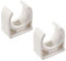TOP-VIGOR 20pcs 20mm PVC Water Pipe Clamps Clips Fit for 20mm/0.79 Inch OD TV Trays Tubing Hose Hanger Support Pex Tubing Hose Clamps Universal Single Pipe Clip