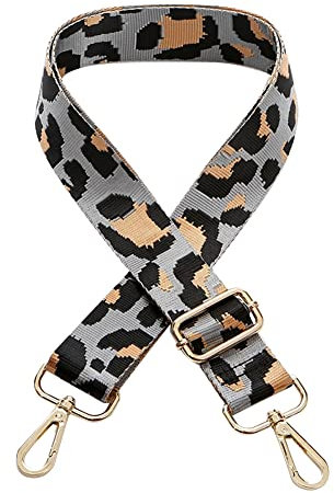Leopard Adjustable Strap,Asudaro 3.8cm Wide Adjustable Strap Strap Replacement Strap Strap Shoulder Strap For Bag Women Colorful Strap Camera Bags, Shoulder Bags