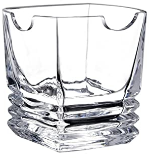 VIVODA Bicchieri da Sigaro, Bicchieri da Whisky Quadrati, Bicchieri da Whisky da Uomo, Bicchieri di Cristallo, Bicchieri da Vino in Vetro