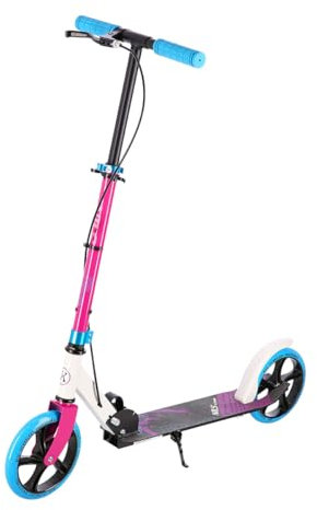 Nils Extreme Tretroller Hilal, Farbe:White-Pink