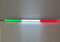 45 LED Bandiera Luminosa Italia Verde Bianco Rosso Per Parabrezza Camion Auto Lampa 60 cm 12V - 24V Universale